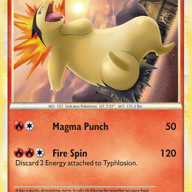 Typhlosion (32/123) (Theme Deck Exclusive) [HeartGold & SoulSilver: Base Set]