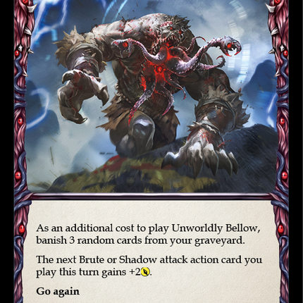 Unworldly Bellow (Blue) [U-MON152-RF] (Monarch Unlimited)  Unlimited Rainbow Foil
