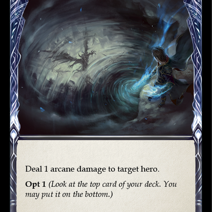 Foreboding Bolt (Blue) [CRU170] (Crucible of War)  1st Edition Normal