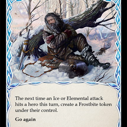 Chill to the Bone (Blue) [ELE165] (Tales of Aria)  1st Edition Normal