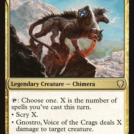 Gnostro, Voice of the Crags [Commander Legends]