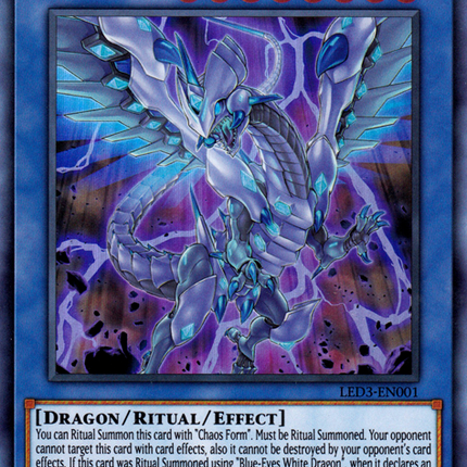 Blue-Eyes Chaos Dragon [LED3-EN001] Ultra Rare