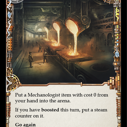 Pour the Mold (Blue) [ARC016-R] (Arcane Rising)  1st Edition Normal