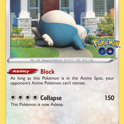 Snorlax (055/078) [Pokémon GO]