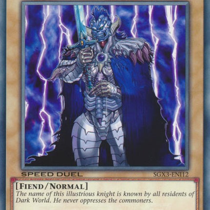 Zure, Knight of Dark World [SGX3-ENI12] Common