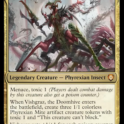 mtg phyrexia all will be one commander cards Vishgraz, the Doomhive [Phyrexia: All Will Be One Commander] – TokenMTG