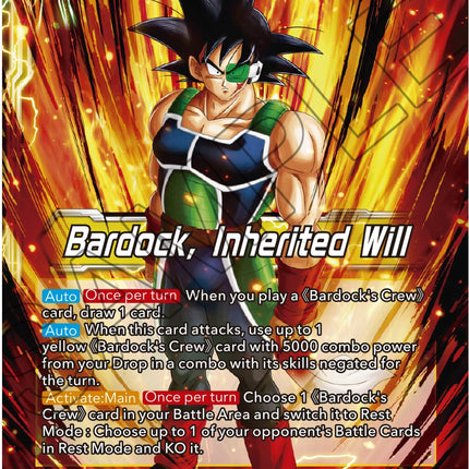 Bardock's Crew // Bardock, Inherited Will (BT18-089) [Dawn of the Z-Legends]