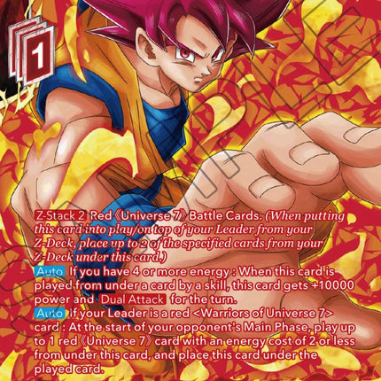 SSG Son Goku, Rapidfire Response (Silver Foil) (BT20-003) [Power Absorbed]