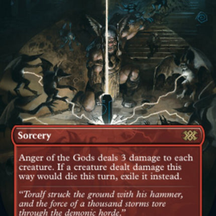 Anger of the Gods (Borderless Alternate Art) [Double Masters 2022]