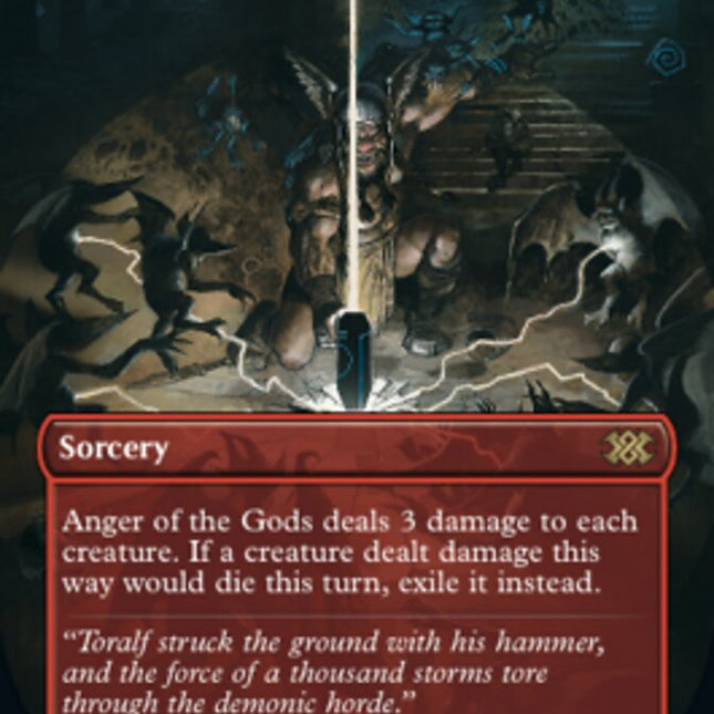 Anger of the Gods (Borderless Alternate Art) [Double Masters 2022]