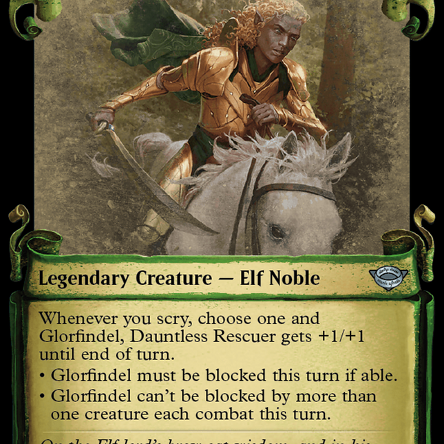 Glorfindel, Dauntless Rescuer [The Lord of the Rings: Tales of Middle-Earth Showcase Scrolls]