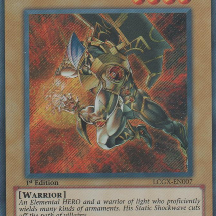 Elemental HERO Sparkman (Alternate Art) [LCGX-EN007] Secret Rare
