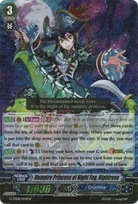 Vampire Princess of Night Fog, Nightrose (RRR) (G-TD08/004EN) [Vampire Princess of the Nether Hour]