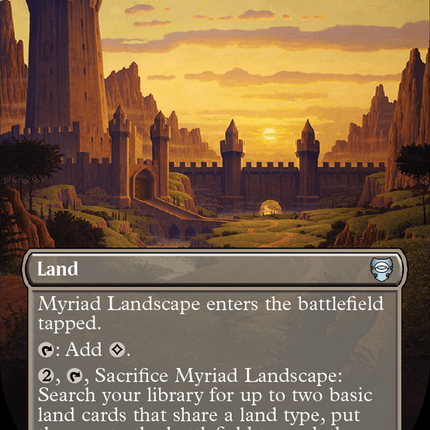 Myriad Landscape (Borderless) [The Lord of the Rings: Tales of Middle- –  TokenMTG