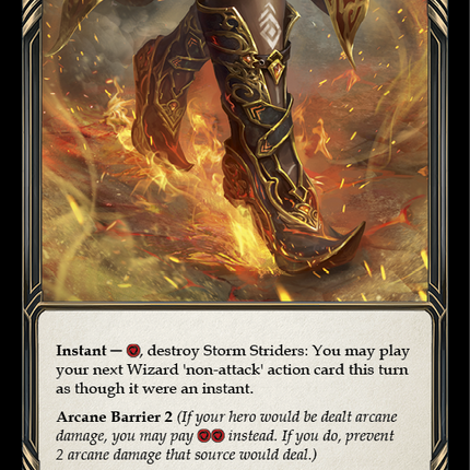 Storm Striders [ARC116-L] (Arcane Rising)  1st Edition Cold Foil