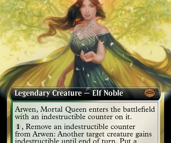 サージFOIL 拡張アート Arwen, Mortal Queen 2枚セット MTG Arwen, Mortal Queen EXTENDED ART SURGE FOIL 0778 NM | eBay