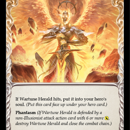 Wartune Herald (Blue) [U-MON028-RF] (Monarch Unlimited)  Unlimited Rainbow Foil