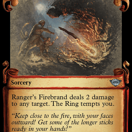 Ranger's Firebrand [The Lord of the Rings: Tales of Middle-Earth Showcase Scrolls]
