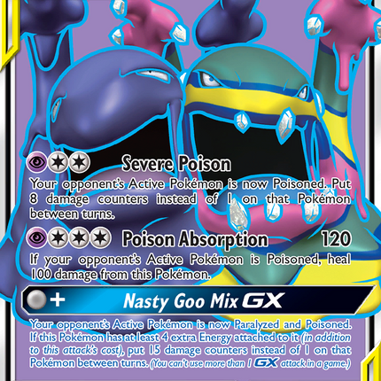 Muk & Alolan Muk GX (196/214) [Sun & Moon: Unbroken Bonds]