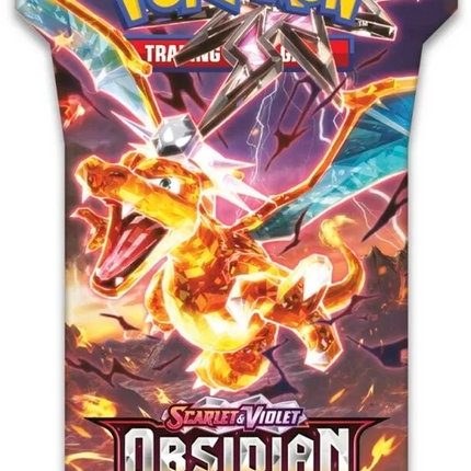 Scarlet & Violet: Obsidian Flames - Sleeved Booster Pack TokenMTG Scarlet & Violet: Obsidian Flames - Sleeved Booster Pack TokenMTG
