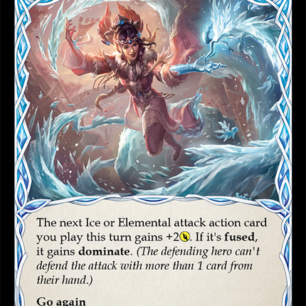 Weave Ice (Yellow) [ELE155] (Tales of Aria)  1st Edition Rainbow Foil