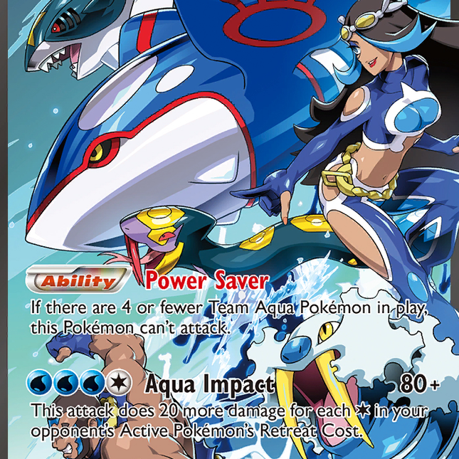 Team Aqua's Kyogre EX (6/34) [XY: Double Crisis]