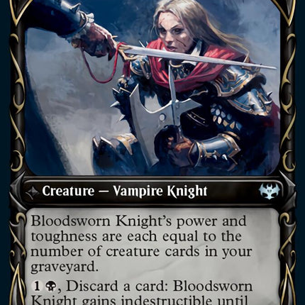 Bloodsworn Squire // Bloodsworn Knight (Showcase Fang Frame) [Innistrad: Crimson Vow]