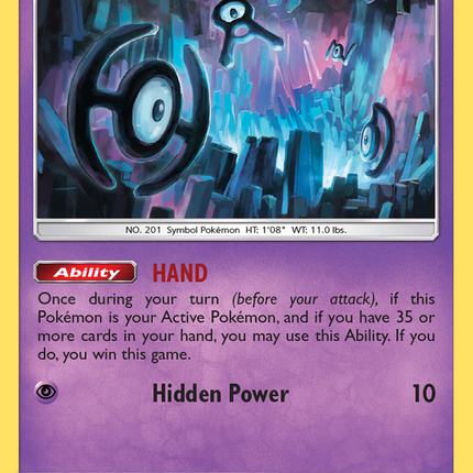 Unown (91/214) [Sun & Moon: Lost Thunder]