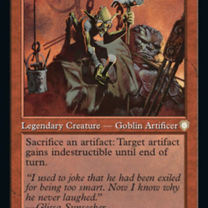 Slobad, Goblin Tinkerer (Retro) [The Brothers' War Commander]