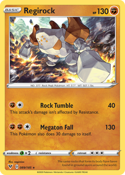 Regirock (089/185) [Sword & Shield: Vivid Voltage] – TokenMTG