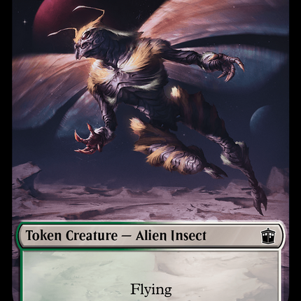 Fish // Alien Insect Double-Sided Token [Doctor Who Tokens]