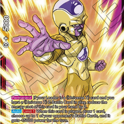 Frieza, Overwhelming Omnipotence (Zenkai Series Tournament Pack Vol.3) (P-480) [Tournament Promotion Cards]