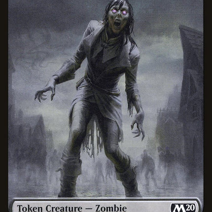 Dragon (002) // Zombie Double-Sided Token [Game Night 2019 Tokens]