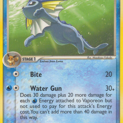 Vaporeon (6/17) [POP Series 3]