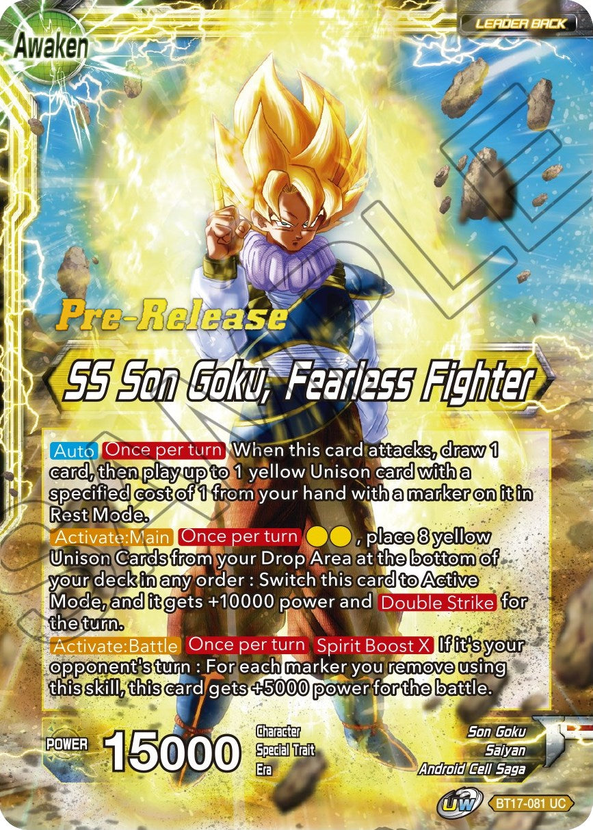 Son Goku // SS Son Goku, Fearless Fighter (BT17-081) [Ultimate Squad P –  TokenMTG