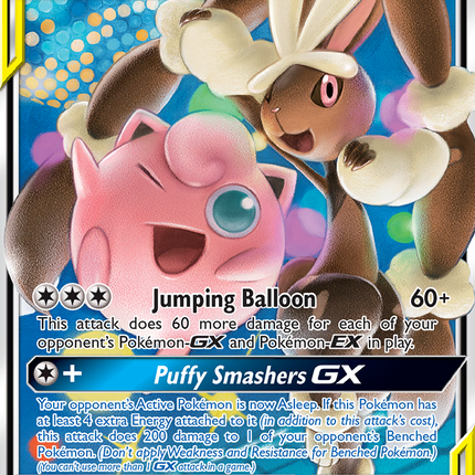 Mega Lopunny & Jigglypuff GX (165/236) [Sun & Moon: Cosmic Eclipse]