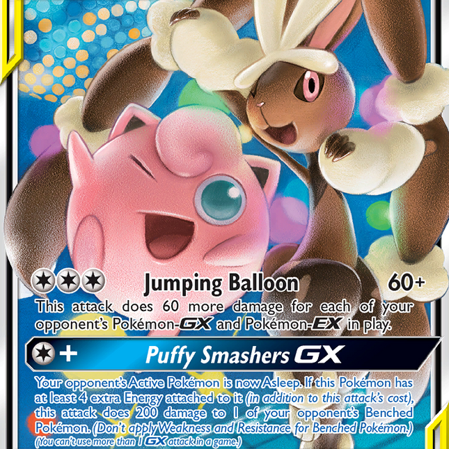 Mega Lopunny & Jigglypuff GX (165/236) [Sun & Moon: Cosmic Eclipse]