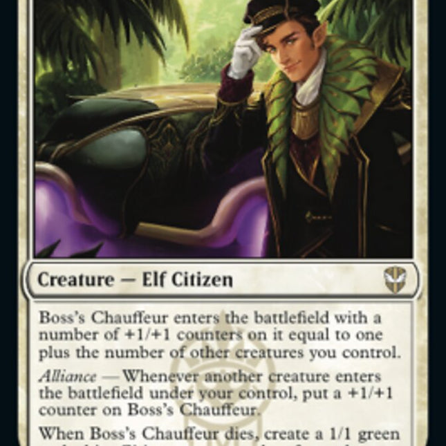 Boss's Chauffeur [Streets of New Capenna Commander]