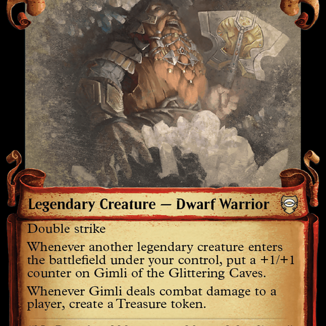 Gimli of the Glittering Caves [The Lord of the Rings: Tales of Middle-Earth Commander Showcase Scrolls]