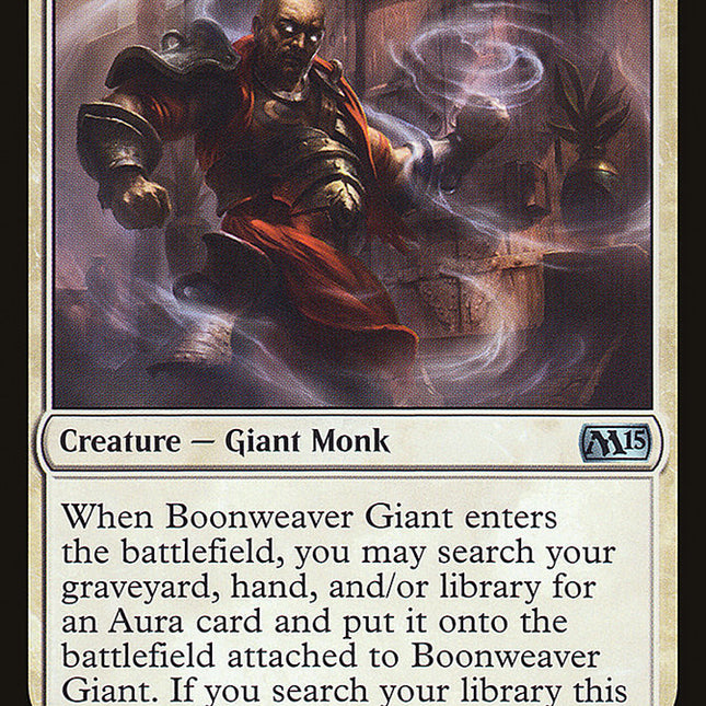 Boonweaver Giant [Magic 2015]