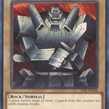 Giant Soldier of Stone (25th Anniversary) [LOB-EN068] Rare