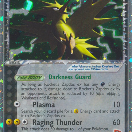 Rocket's Zapdos ex (106/109) [EX: Team Rocket Returns]