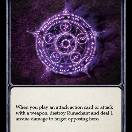 Runechant [CRU157] (Crucible of War)  1st Edition Rainbow Foil