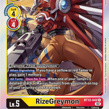 RizeGreymon [BT12-042] [Across Time]