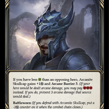 Arcanite Skullcap [U-ARC150] (Arcane Rising Unlimited)  Unlimited Rainbow Foil