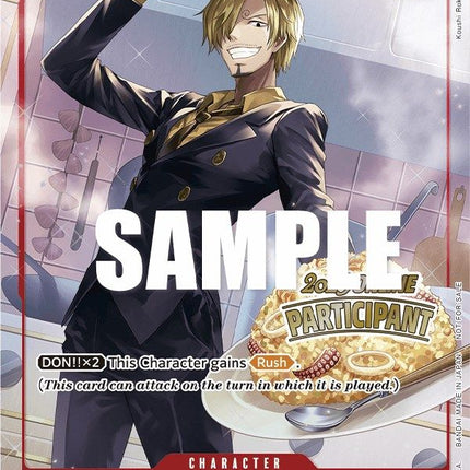 Sanji (Online Regional 2023) [Participant] [One Piece Promotion Cards]
