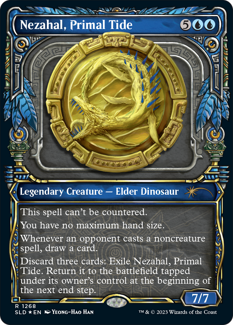 Nezahal, Primal Tide (Halo Foil) [Secret Lair Drop Series] – TokenMTG