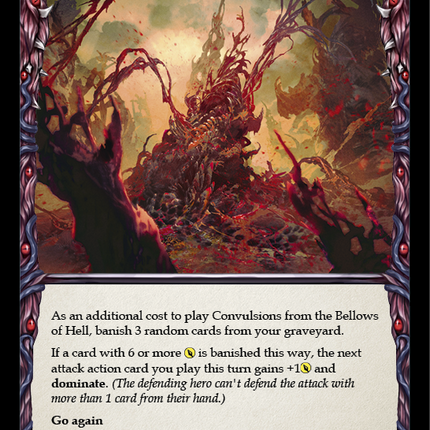 Convulsions from the Bellows of Hell (Blue) [U-MON134-RF] (Monarch Unlimited)  Unlimited Rainbow Foil