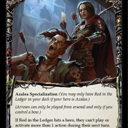 Red in the Ledger [U-ARC043] (Arcane Rising Unlimited)  Unlimited Rainbow Foil