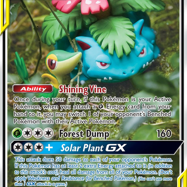 Venusaur & Snivy GX (SM229) [Sun & Moon: Black Star Promos]